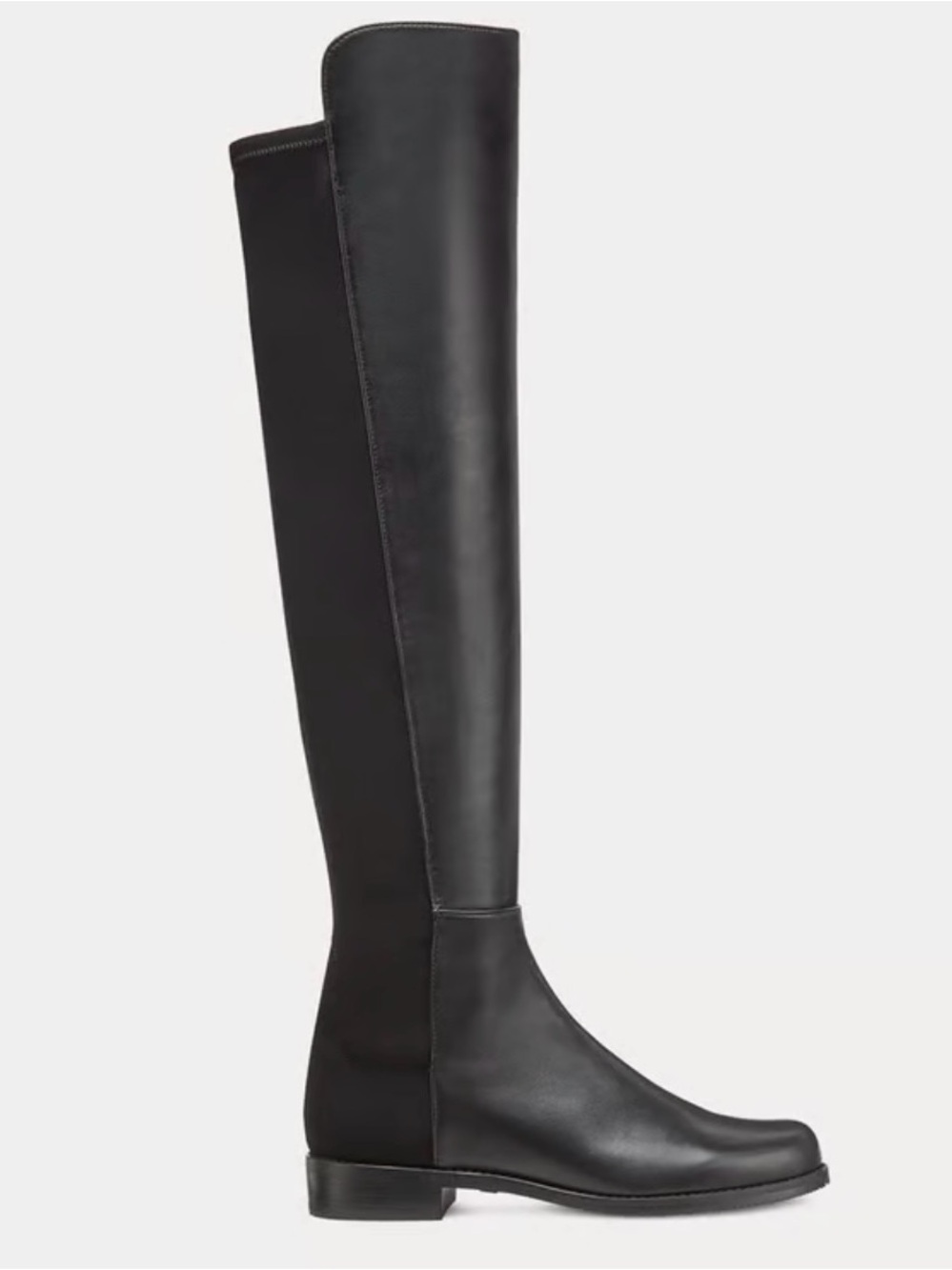 Stuart Weitzman 5050 Over-the-Knee Black Stretch Boots